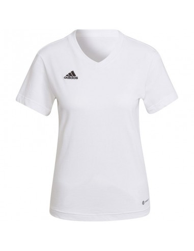 Adidas Î“Ï…Î½Î±Î¹ÎºÎµÎ¯Î¿ Î‘Î¸Î»Î·Ï„Î¹ÎºÏŒ T-shirt Î¼Îµ V Î›Î±Î¹Î¼ÏŒÎºÎ¿ÏˆÎ· Î›ÎµÏ…ÎºÏŒ HC0442