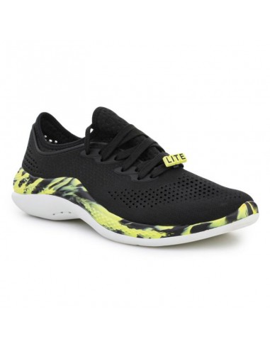 Crocs LiteRide 360 Pacer Ανδρικά Sneakers Μαύρα 207633-02K