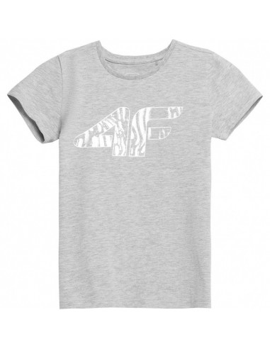 4F Παιδικό T-shirt Γκρι HJZ21-JTSD009-27M