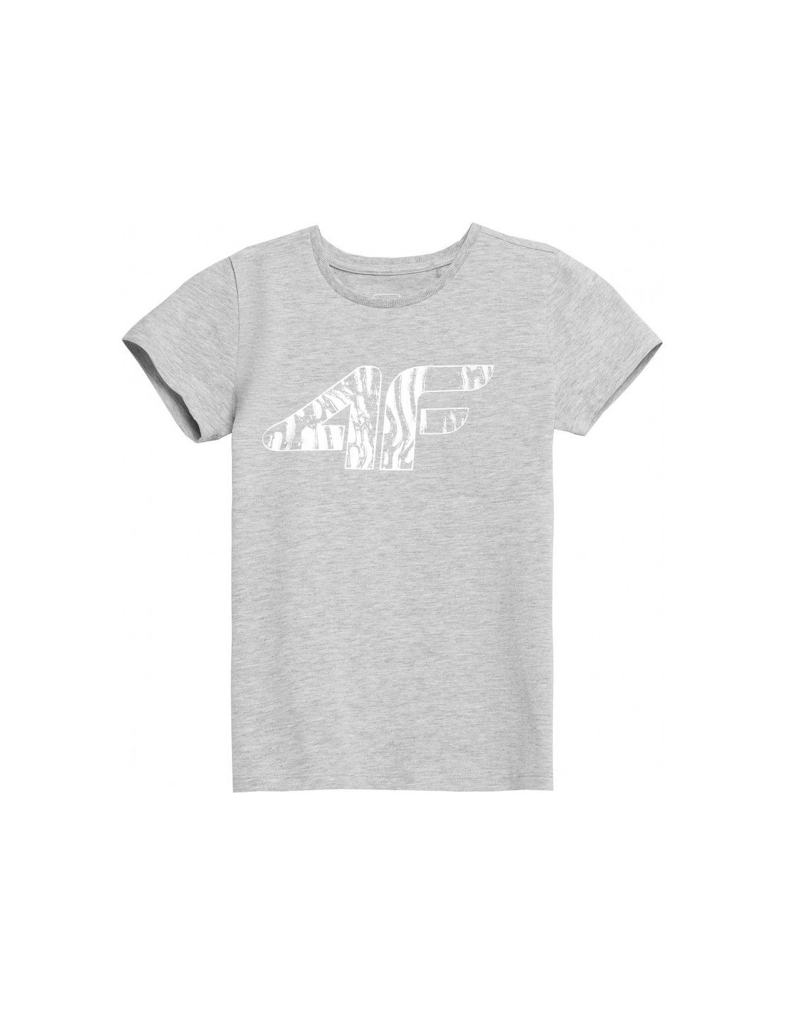 4F Παιδικό T-shirt Γκρι HJZ21-JTSD009-27M