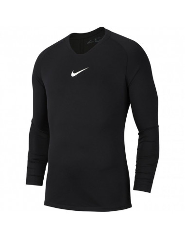 Nike First Layer Ανδρική Αθλητική Μπλούζα Μακρυμάνικη Dri-Fit Μαύρη AV2609-010