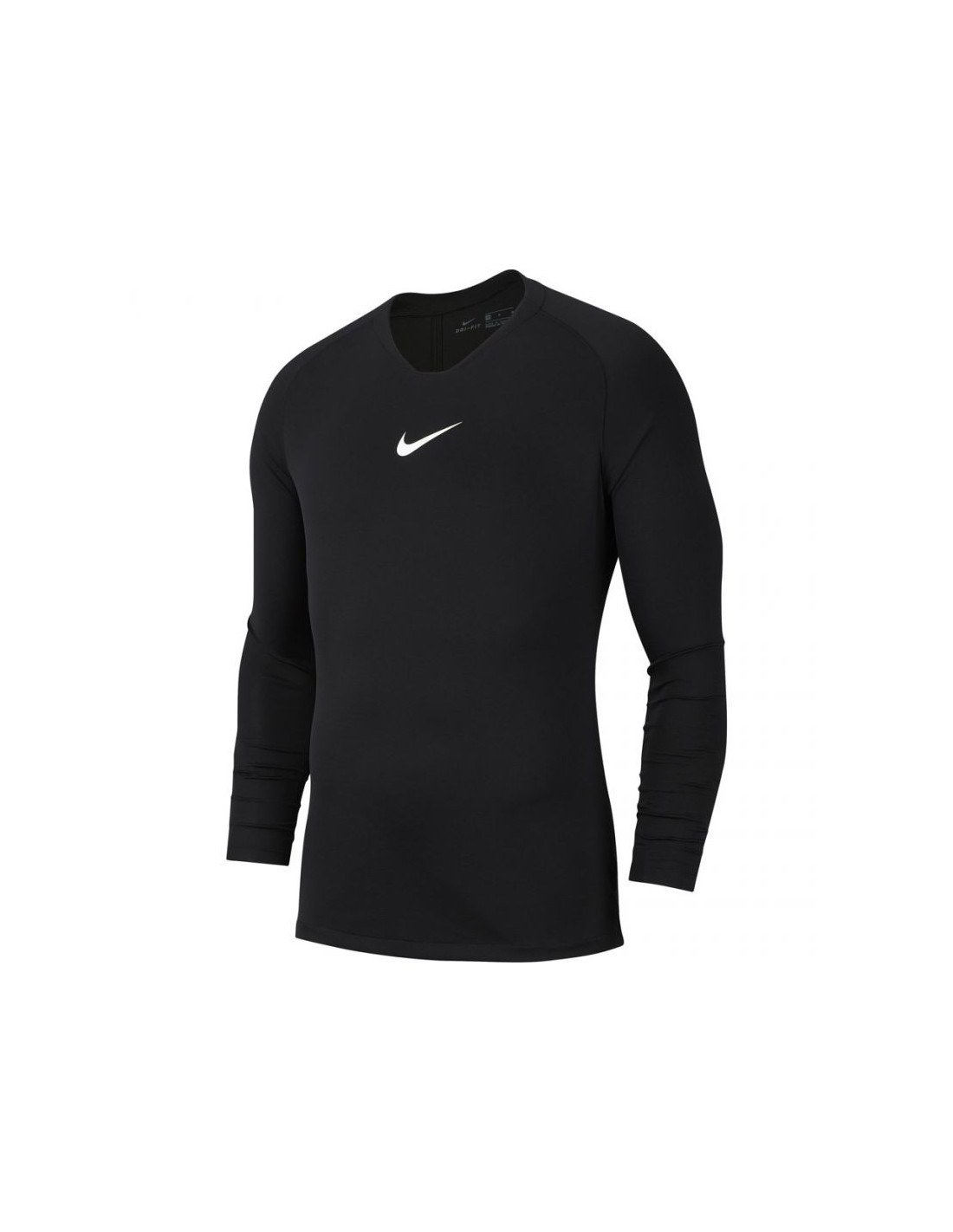 Nike First Layer Ανδρική Αθλητική Μπλούζα Μακρυμάνικη Dri-Fit Μαύρη AV2609-010