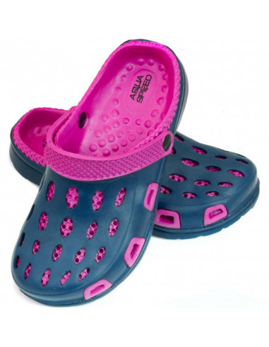 Aquaspeed Silvi slippers col 49 pink navy blue Παιδικά > Παπούτσια > Σανδάλια & Παντόφλες