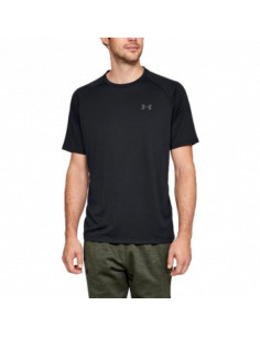 Under Armour Tech 2.0 Ανδρικό Αθλητικό T-shirt Κοντομάνικο Μαύρο 1326413-001