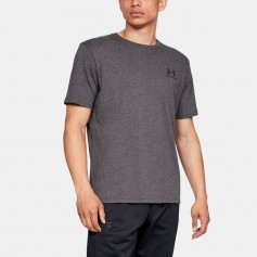 Under Armour Sportstyle Left Chest Ανδρικό Αθλητικό T-shirt Κοντομάνικο Γκρι 1326799-019