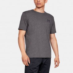 Under Armour Sportstyle Left Chest Ανδρικό Αθλητικό T-shirt Κοντομάνικο Γκρι 1326799-019