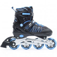 SMJ Sport UT103 Jack Inline Αυξομειούμενα Rollers Μαύρα Παιδικά