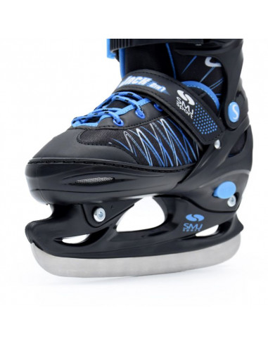 SMJ Sport UT103 Jack Inline Αυξομειούμενα Rollers Μαύρα Παιδικά