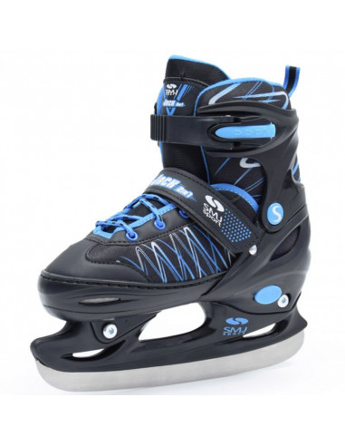 SMJ Sport UT103 Jack Inline Αυξομειούμενα Rollers Μαύρα Παιδικά