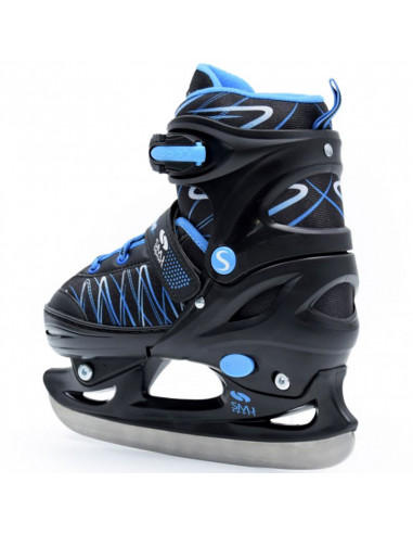 SMJ Sport UT103 Jack Inline Αυξομειούμενα Rollers Μαύρα Παιδικά