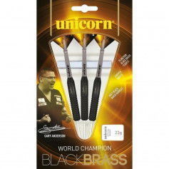 Darts steel tip Unicorn Black Brass Gary Anderson 23g 27661 25g 27662 27g 27663