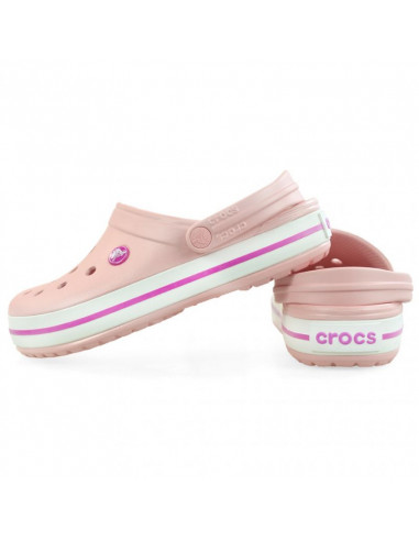 Crocs Crocband Ανατομικά Σαμπό Ροζ 11016-6MB