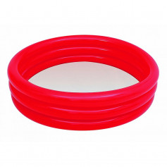 Bestway 51025B Παιδική Πισίνα Φουσκωτή Κόκκινη 122x122x25εκ.