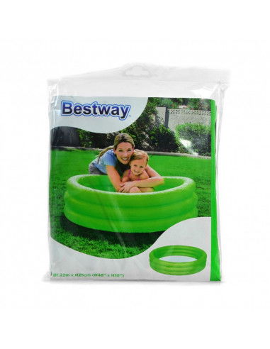 Bestway 51025B Παιδική Πισίνα Φουσκωτή Κόκκινη 122x122x25εκ.