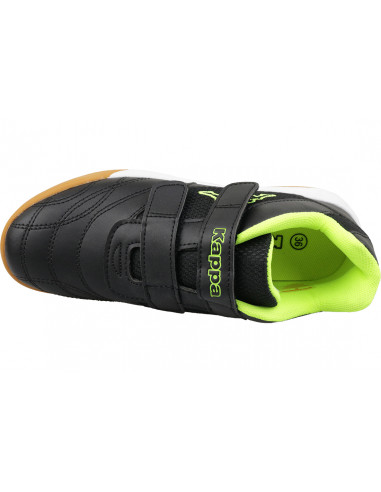 Kappa Αθλητικά Παιδικά Παπούτσια Running Kickoff K με Σκρατς Μαύρα 260509K-1140