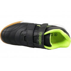 Kappa Αθλητικά Παιδικά Παπούτσια Running Kickoff K με Σκρατς Μαύρα 260509K-1140