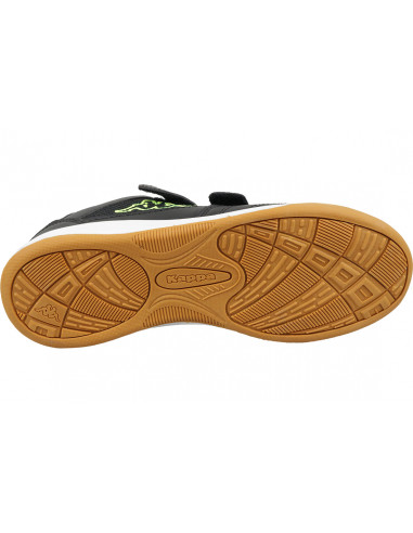 Kappa Αθλητικά Παιδικά Παπούτσια Running Kickoff K με Σκρατς Μαύρα 260509K-1140