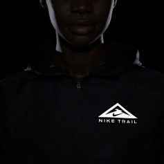 Nike Shield Γυναικείο Μπουφάν Running Αδιάβροχο και Αντιανεμικό Γκρι DC8041-010