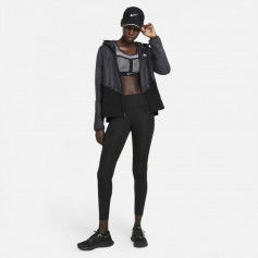 Nike Shield Γυναικείο Μπουφάν Running Αδιάβροχο και Αντιανεμικό Γκρι DC8041-010