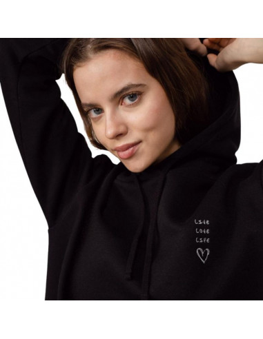 Outhorn Γυναικείο Φούτερ με Κουκούλα Μαύρο HOL22-BLD603-20S