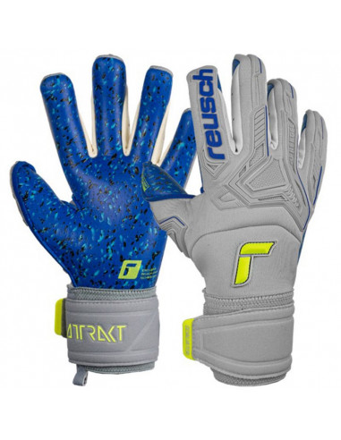 Reusch Attrakt Freegel Fusion 5270995-6006 Γάντια Τερματοφύλακα Ενηλίκων Γκρι