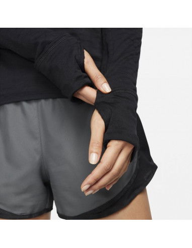 Nike Therma-FIT Χειμερινή Γυναικεία Μπλούζα Μακρυμάνικη με Φερμουάρ Μαύρη DD6799-010