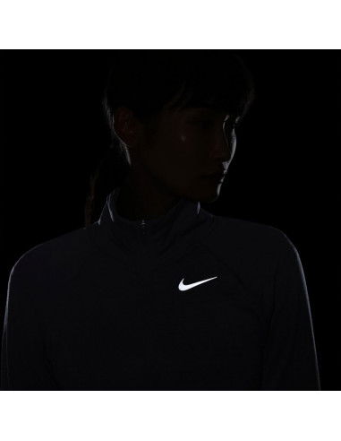 Nike Therma-FIT Χειμερινή Γυναικεία Μπλούζα Μακρυμάνικη με Φερμουάρ Μαύρη DD6799-010