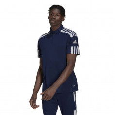 Adidas Squadra 21 Ανδρικό T-shirt Polo Navy Μπλε HC6277