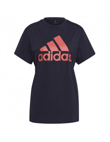 Adidas Essentials Γυναικείο Αθλητικό T-shirt Black/Orange HH8838