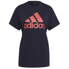 Adidas Essentials Γυναικείο Αθλητικό T-shirt Black/Orange HH8838