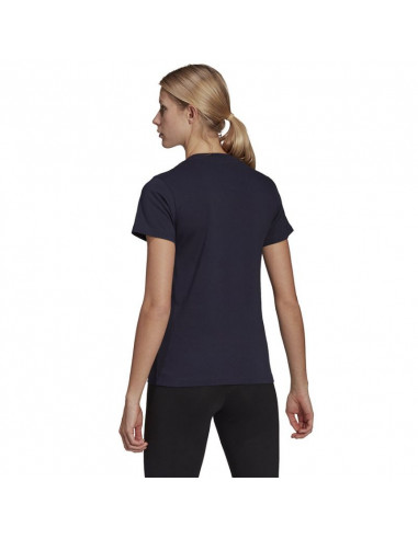 Adidas Essentials Γυναικείο Αθλητικό T-shirt Black/Orange HH8838