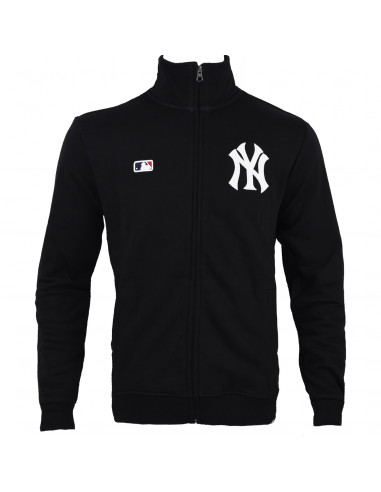 47 Brand New York Yankees Ανδρική Φούτερ Ζακέτα Μαύρη 554365