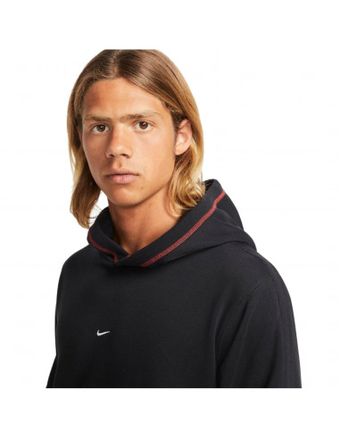 Nike F.C. Ανδρικό Φούτερ με Κουκούλα και Τσέπες Μαύρο DC9024-010