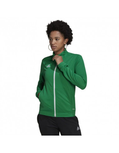 Adidas Entrada 22 Γυναικεία Ζακέτα Φούτερ Πράσινη HI2136