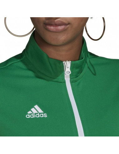 Adidas Entrada 22 Γυναικεία Ζακέτα Φούτερ Πράσινη HI2136