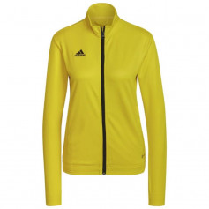 Adidas Entrada 22 Γυναικεία Ζακέτα Φούτερ Κίτρινη HI2137
