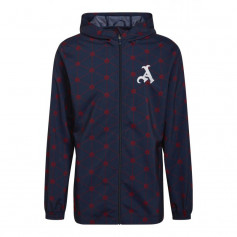 Adidas Arsenal Ανδρικό Μπουφάν Αντιανεμικό Collegiate Navy / Scarlet HB6011