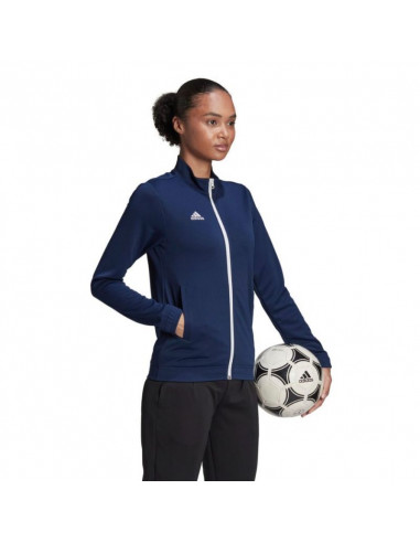 Adidas Αθλητική Παιδική Ζακέτα με Κουκούλα Navy Μπλε Entrada 22 H57528