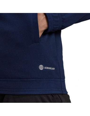 Adidas Αθλητική Παιδική Ζακέτα με Κουκούλα Navy Μπλε Entrada 22 H57528