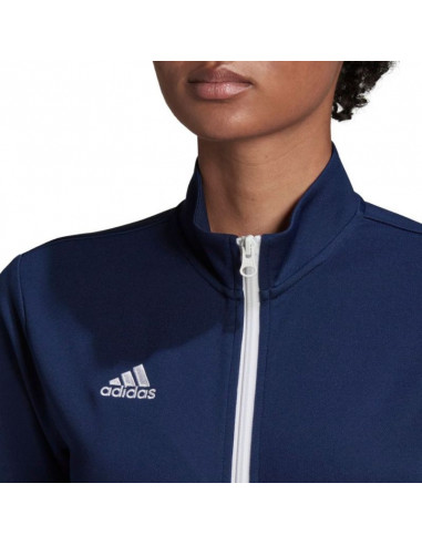 Adidas Αθλητική Παιδική Ζακέτα με Κουκούλα Navy Μπλε Entrada 22 H57528