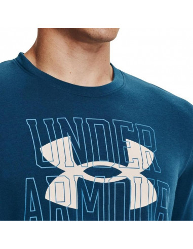 Under Armour Rival Terry Ανδρικό Φούτερ Μπλε 1370391-458