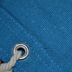 Hammock Brazilian armchair Natura Royokamp with sewn-in pillow 90x50 cm cornflower blue 1013428