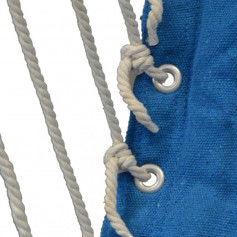 Hammock Brazilian armchair Natura Royokamp with sewn-in pillow 90x50 cm cornflower blue 1013428