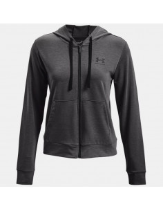 Under Armour Γυναικεία Ζακέτα Φούτερ με Κουκούλα Γκρι 1369853-010