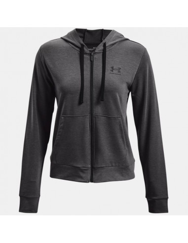 Under Armour Γυναικεία Ζακέτα Φούτερ με Κουκούλα Γκρι 1369853-010
