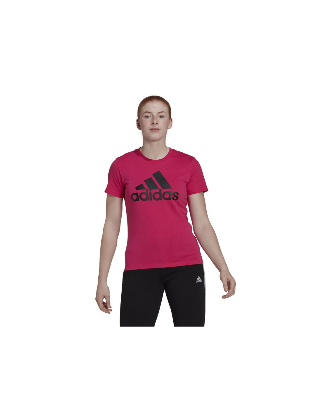 Adidas Γυναικείο Αθλητικό T-shirt Φούξια HL2030
