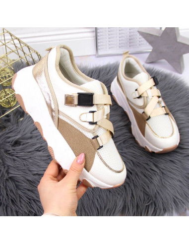 Sneakers on the platform Potocki W WOL55 cream