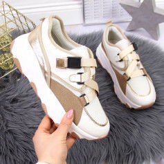 Sneakers on the platform Potocki W WOL55 cream