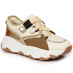 Sneakers on the platform Potocki W WOL55 cream