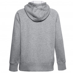 Under Armour Rival Logo Μακρύ Γυναικείο Fleece Φούτερ με Κουκούλα Γκρι 1356318-035